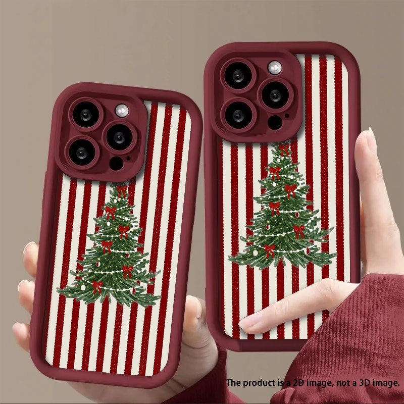 Apple Iphone 15 - Sequoia Kerstpatroon Telefoonhoesje voor iPhone 18