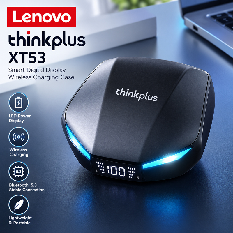 Phone Accessories Amazon - Lenovo XT53 draadloze Bluetooth-oordopjes, lange batterijduur,