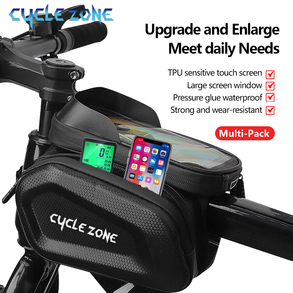 Phone Zone Accessories & Repair Photos - Fietstassen Bike Top Voorbuis Frametas Touchscreen