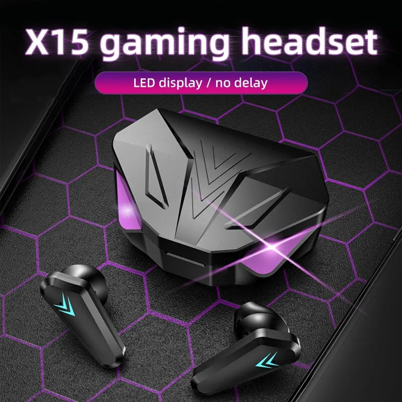 Phone Accessories Amazon - X15 TWS Gaming Oordopjes Draadloze Bluetooth